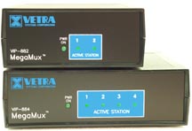 picture of VIP-882 and VIP-884 KVM Splitter / Multiplexers